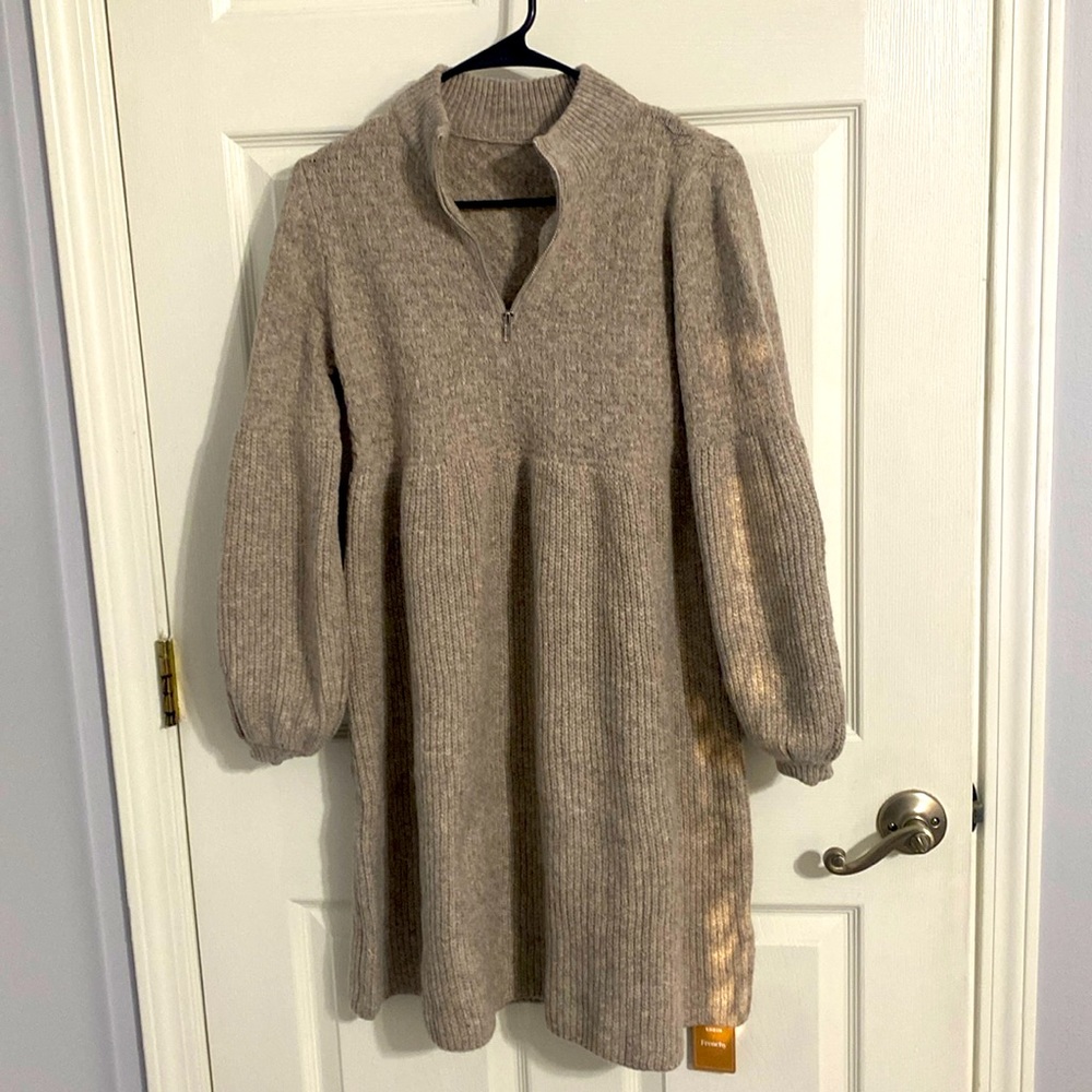Brand new grey sweater dress